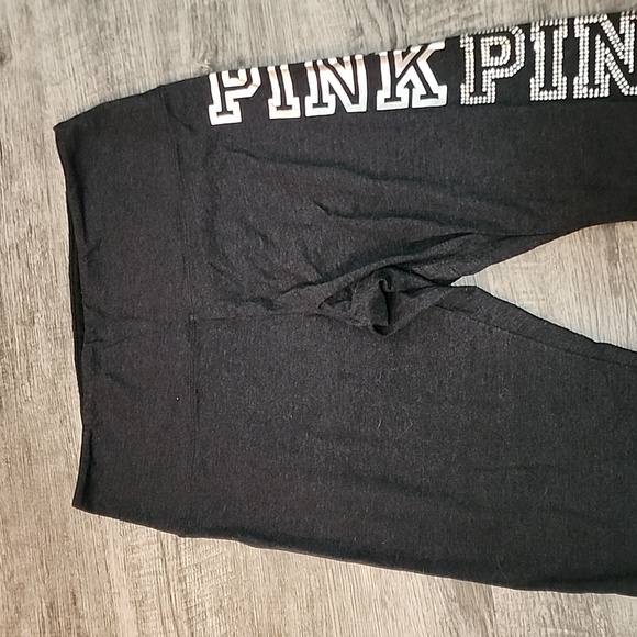 Grey LOVE PINK XL Leggings - Picture 2 of 7